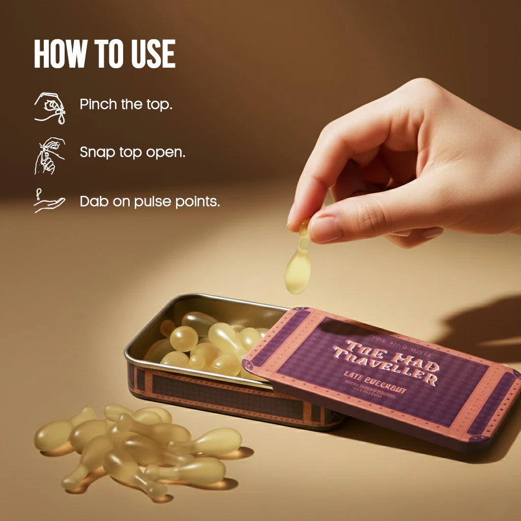 Late Checkout Travel Perfume Box - 25 Capsule